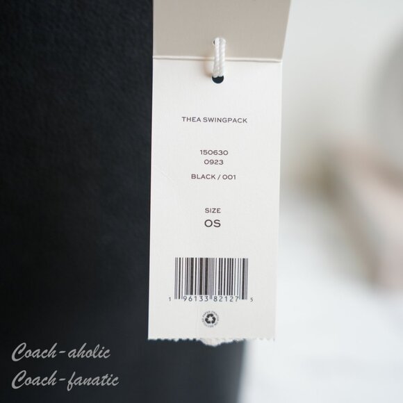 NWT Tory Burch Thea Swingpack Leather Crossbody in Black - Picture 2 of 11